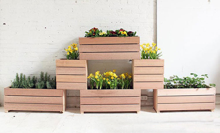 چوبی فانتزی 2 - گلدان چوبی فانتزی مناسب برای خانه های شما