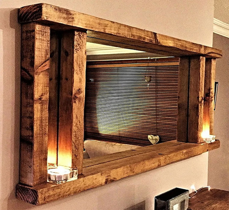 چوبی فانتزی 2 - آینه چوبی فانتزی ؛ تجلی حس زیبایی و جذابیت